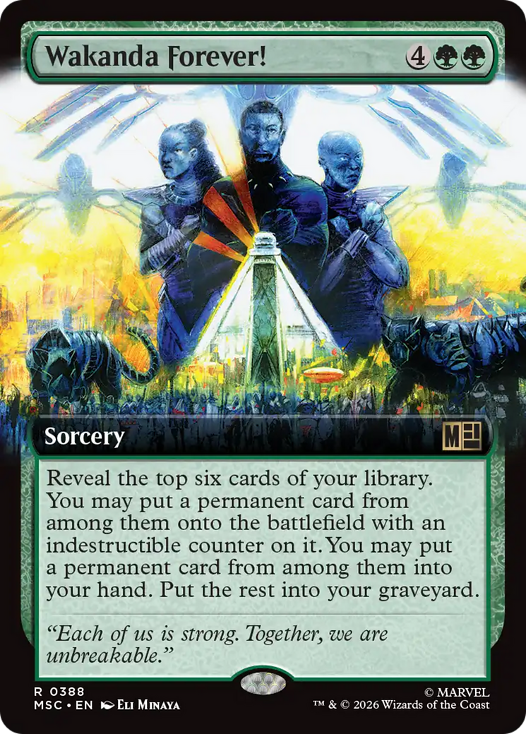 Wakanda Forever! (Extended Art) [Marvel Super Heroes Commander] | Jack's On Queen