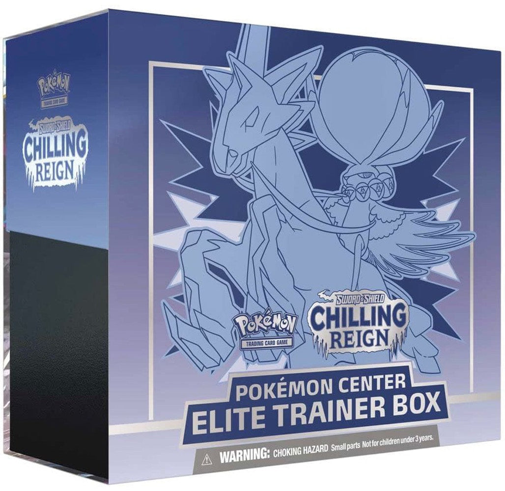 Sword & Shield: Chilling Reign - Elite Trainer Box (Ice Rider Calyrex) (Pokemon Center Exclusive) | Jack's On Queen