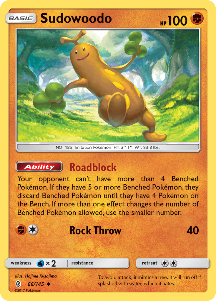 Sudowoodo (66/145) [Sun & Moon: Guardians Rising] | Jack's On Queen