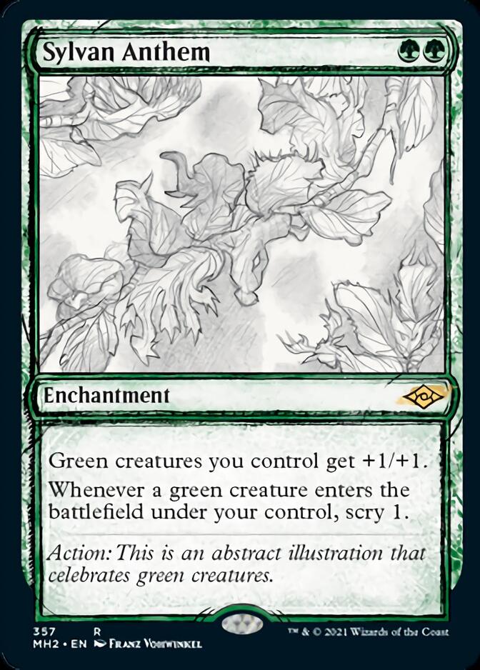 Sylvan Anthem (Sketch) [Modern Horizons 2] | Jack's On Queen