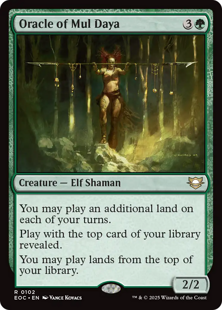 Oracle of Mul Daya [Edge of Eternities Commander] | Jack's On Queen