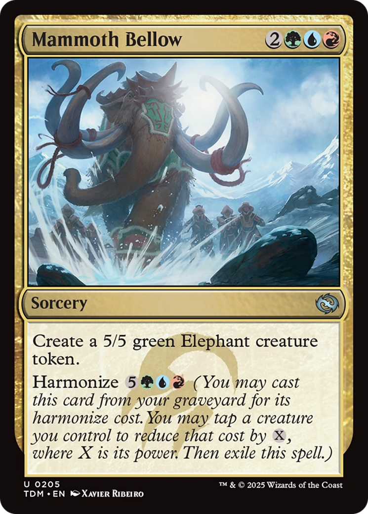 Mammoth Bellow [Tarkir: Dragonstorm] | Jack's On Queen