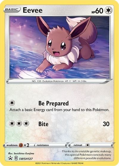 Eevee (SWSH127) [Sword & Shield: Black Star Promos] | Jack's On Queen