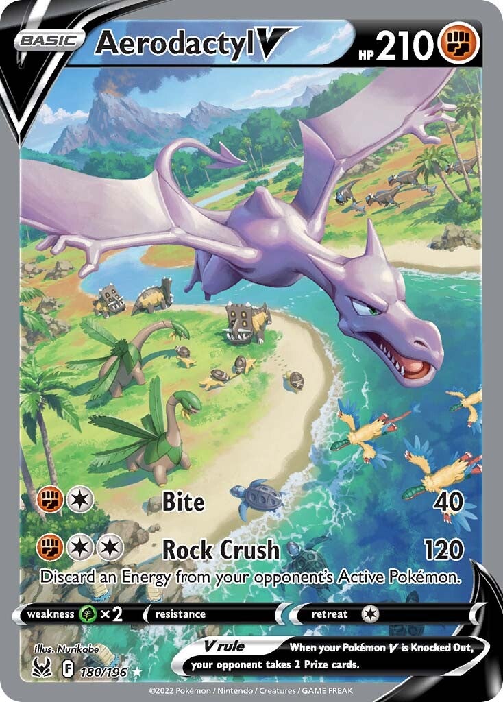 Aerodactyl V (180/196) [Sword & Shield: Lost Origin] | Jack's On Queen