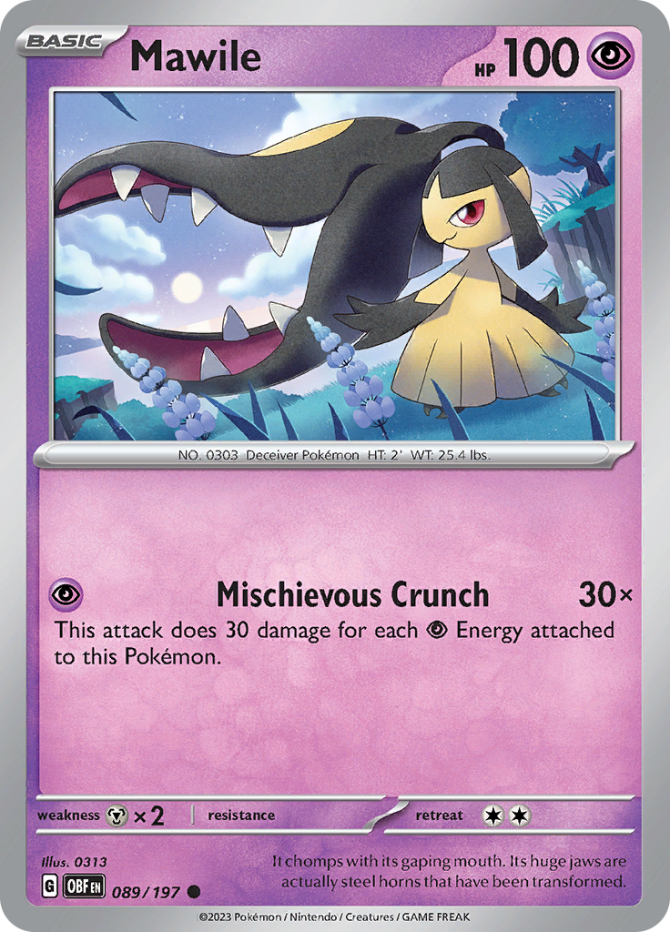 Mawile (089/197) [Scarlet & Violet: Obsidian Flames] | Jack's On Queen