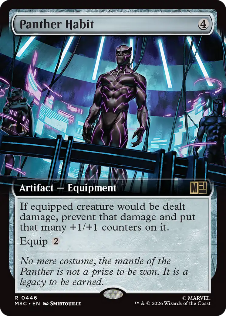 Panther Habit (Extended Art) [Marvel Super Heroes Commander] | Jack's On Queen