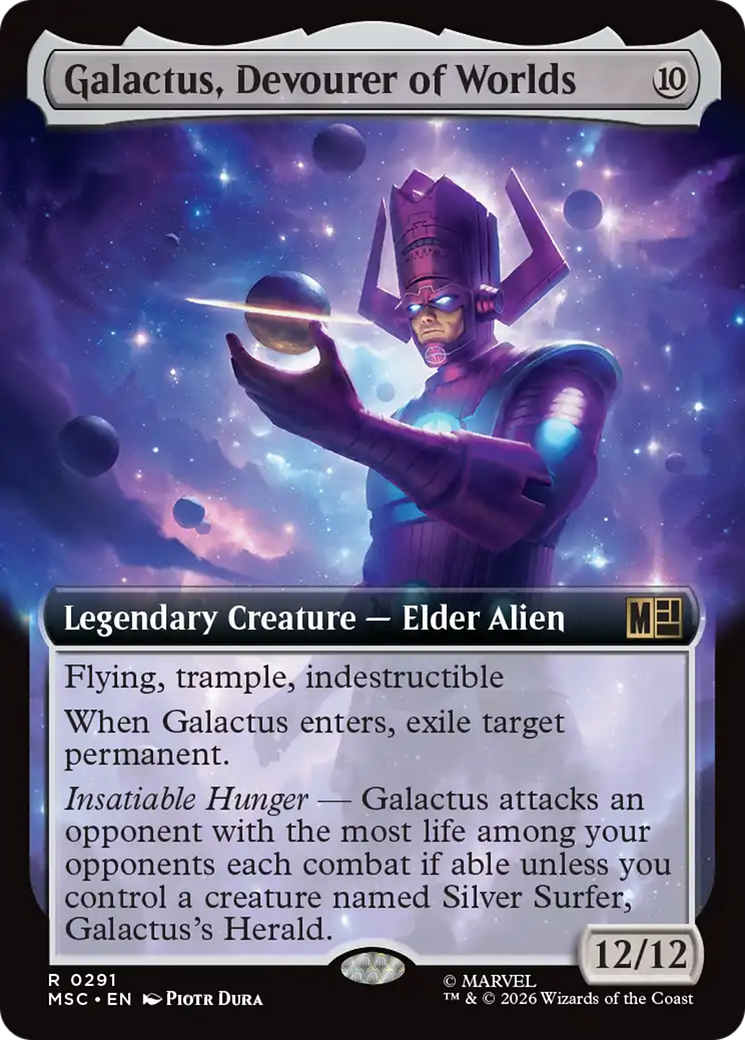 Galactus, Devourer of Worlds (Extended Art) [Marvel Super Heroes Commander] | Jack's On Queen