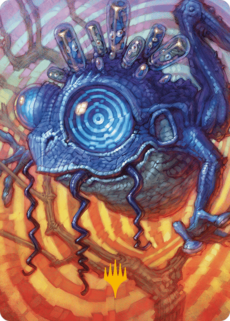 Psychic Frog Art Card (Gold-Stamped Planeswalker Symbol) [Modern Horizons 3 Art Series] | Jack's On Queen
