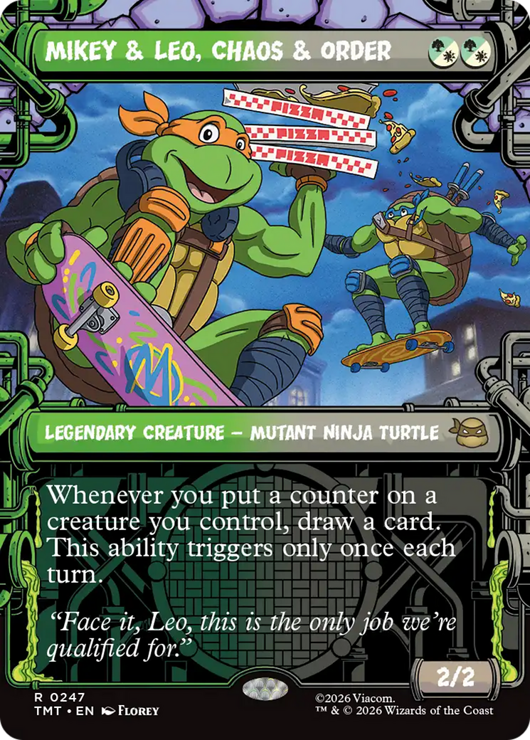 Mikey & Leo, Chaos & Order (Showcase) [Teenage Mutant Ninja Turtles] | Jack's On Queen