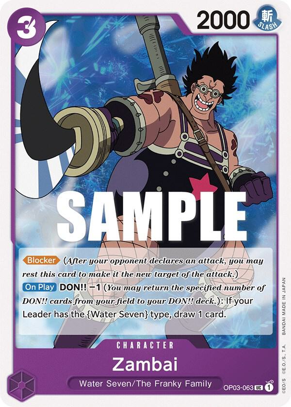 Zambai (OP03-063) [Pillars of Strength] | Jack's On Queen