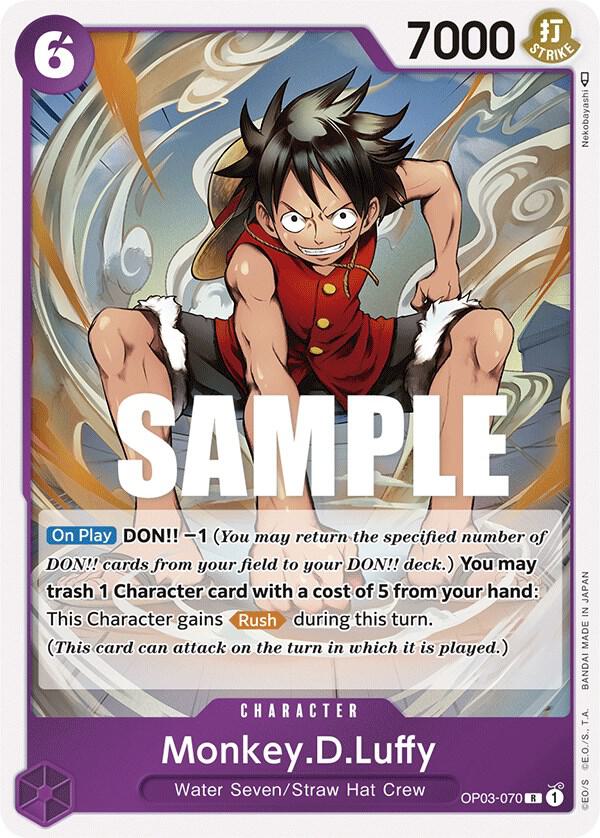 Monkey.D.Luffy (OP03-070) [Pillars of Strength] | Jack's On Queen