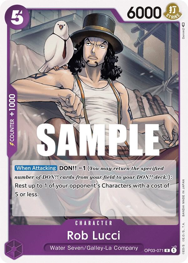 Rob Lucci (071) (OP03-071) [Pillars of Strength] | Jack's On Queen