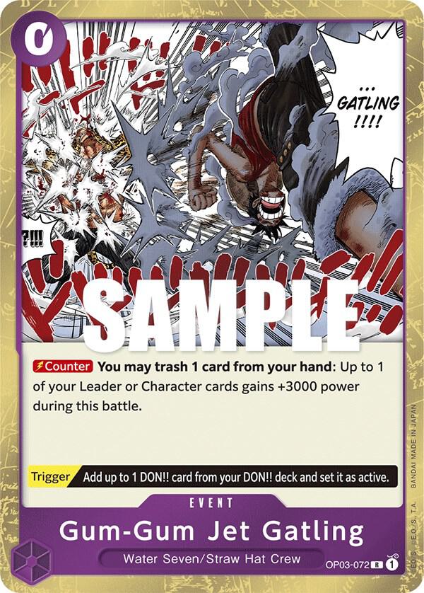 Gum-Gum Jet Gatling (OP03-072) [Pillars of Strength] | Jack's On Queen