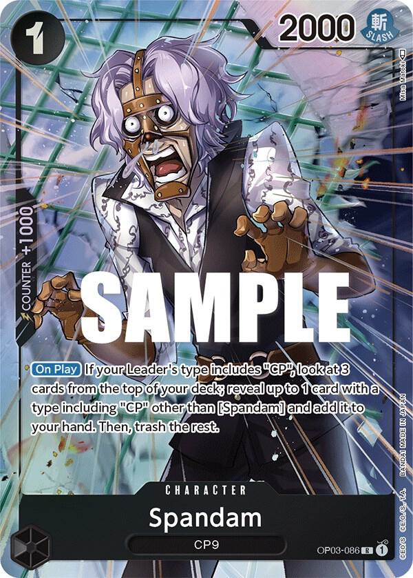 Spandam (Alternate Art) (OP03-086) [Pillars of Strength] | Jack's On Queen