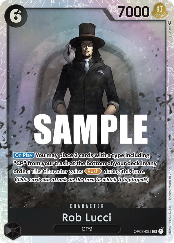 Rob Lucci (092) (OP03-092) [Pillars of Strength] | Jack's On Queen