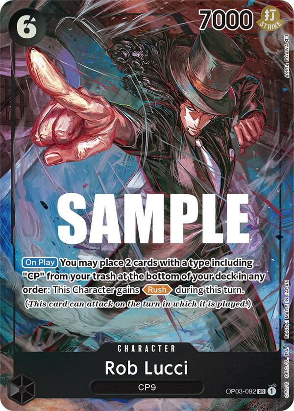 Rob Lucci (092) (Alternate Art) (OP03-092) [Pillars of Strength] | Jack's On Queen