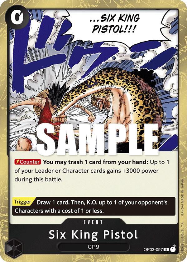 Six King Pistol (OP03-097) [Pillars of Strength] | Jack's On Queen