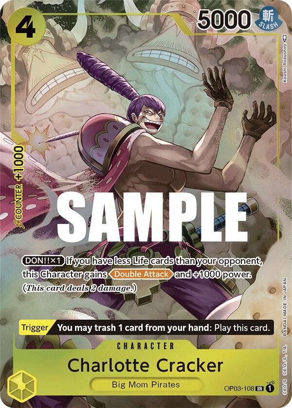 Charlotte Cracker (Alternate Art) (OP03-108) [Pillars of Strength] | Jack's On Queen