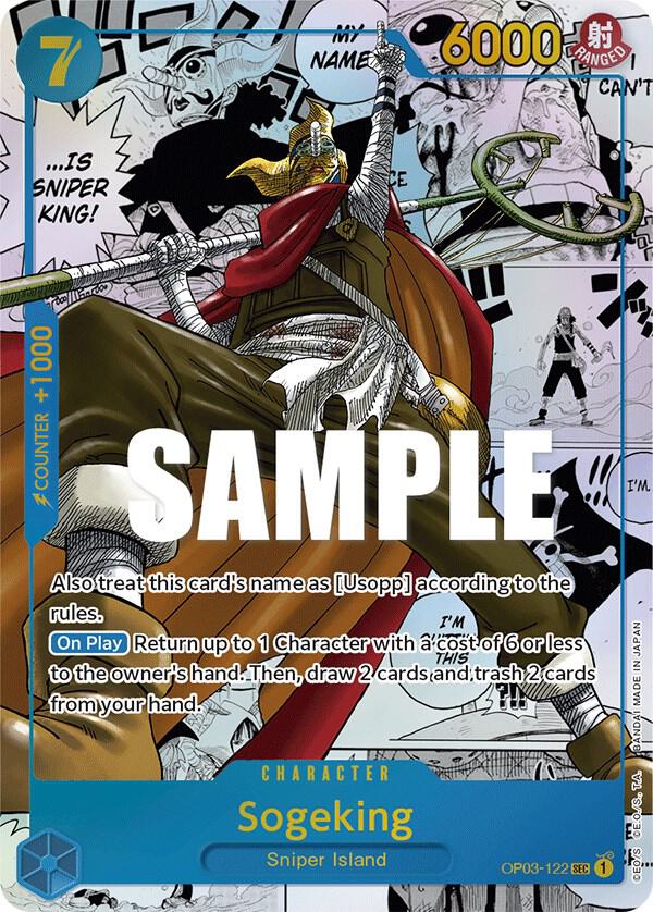 Sogeking (Alternate Art) (Manga) (OP03-122) [Pillars of Strength] | Jack's On Queen