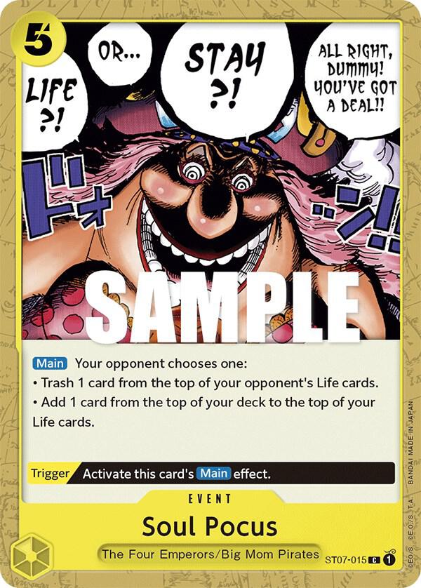 Soul Pocus (ST07-015) [Starter Deck 7: Big Mom Pirates] | Jack's On Queen