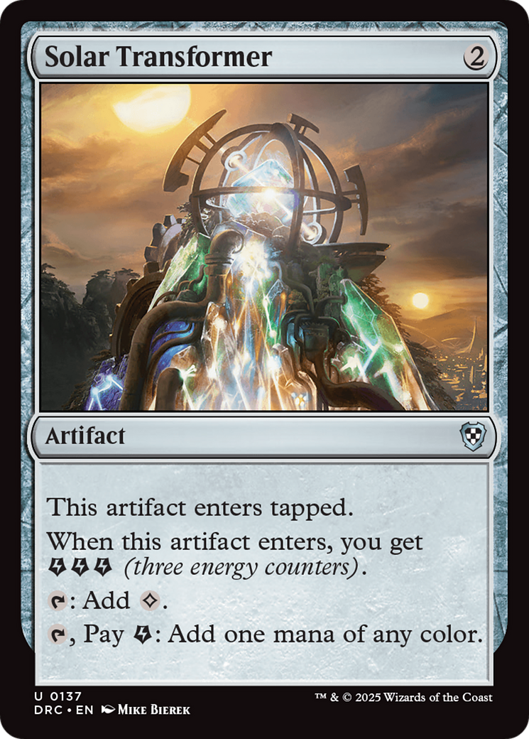 Solar Transformer [Aetherdrift Commander] | Jack's On Queen