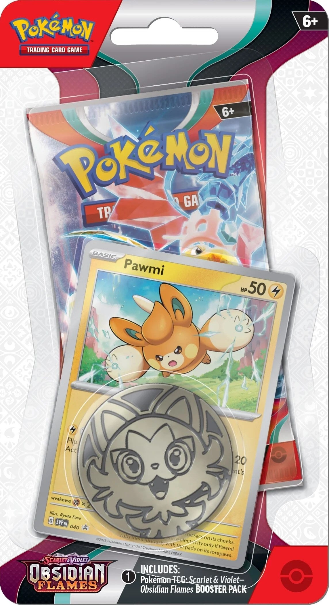 Scarlet & Violet: Obsidian Flames - Single Pack Blister (Pawmi) | Jack's On Queen