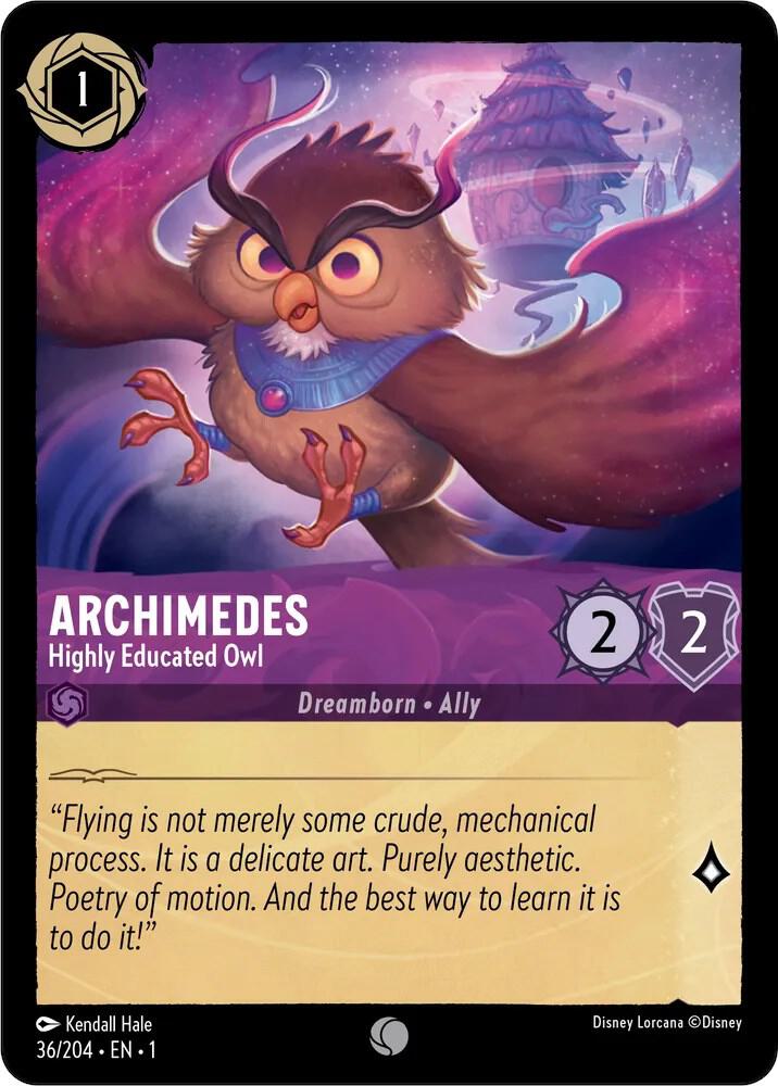 Archimedes - Highly Educated Owl (36/204) [The First Chapter] | Jack's On Queen