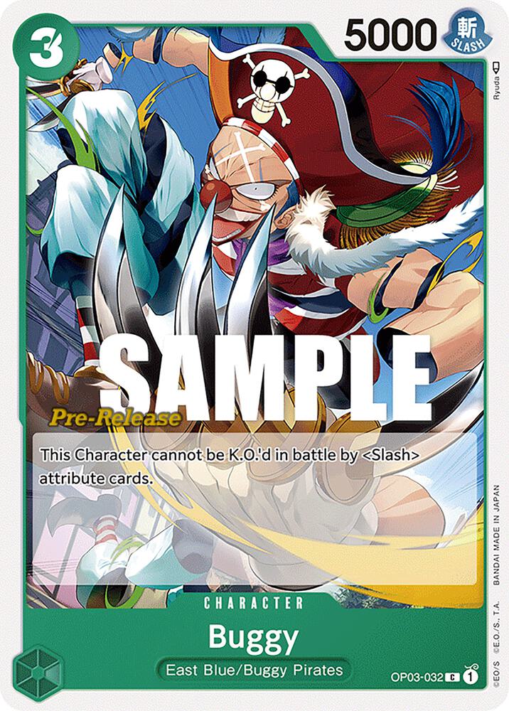 Buggy (032) (OP03-032) [Pillars of Strength Pre-Release Cards] | Jack's On Queen