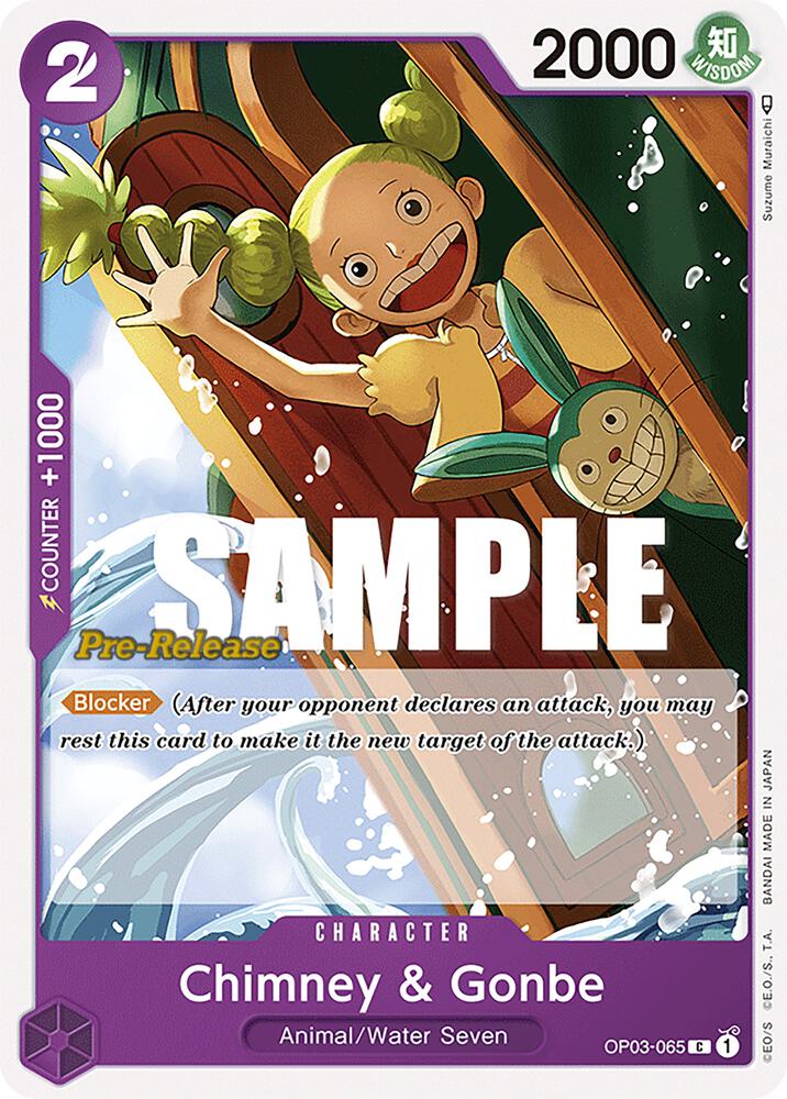 Chimney & Gonbe (OP03-065) [Pillars of Strength Pre-Release Cards] | Jack's On Queen