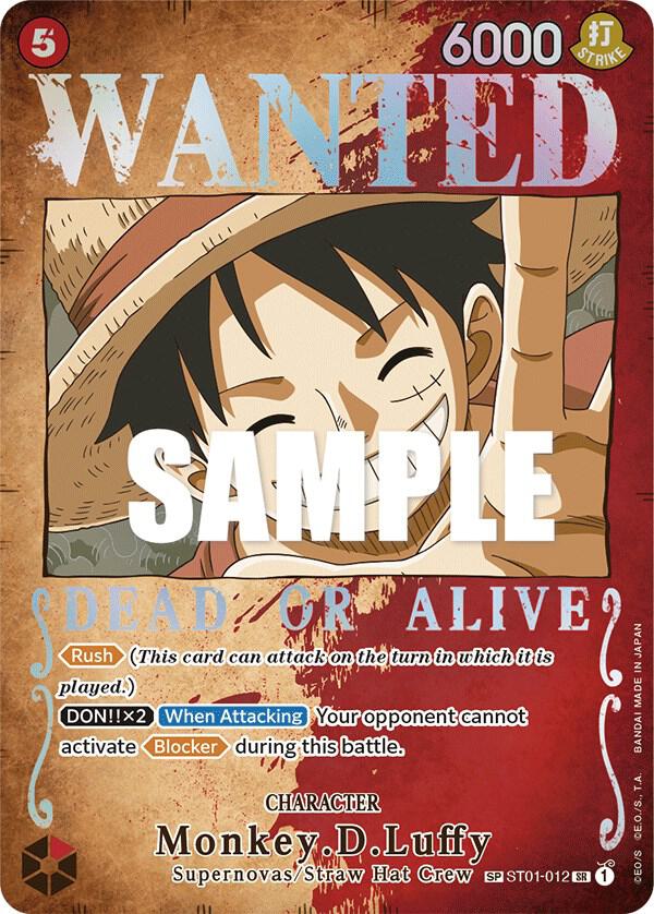 Monkey.D.Luffy (Wanted Poster) (ST01-012) [Pillars of Strength] | Jack's On Queen