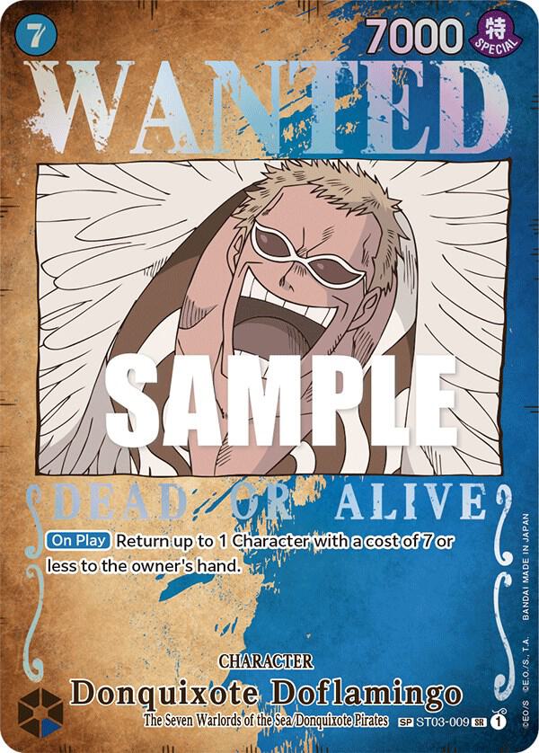 Donquixote Doflamingo (Wanted Poster) (ST03-009) [Pillars of Strength] | Jack's On Queen