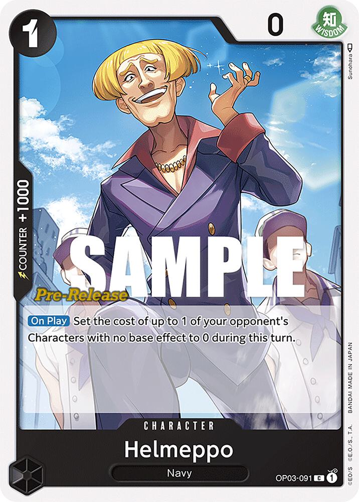 Helmeppo (OP03-091) [Pillars of Strength Pre-Release Cards] | Jack's On Queen