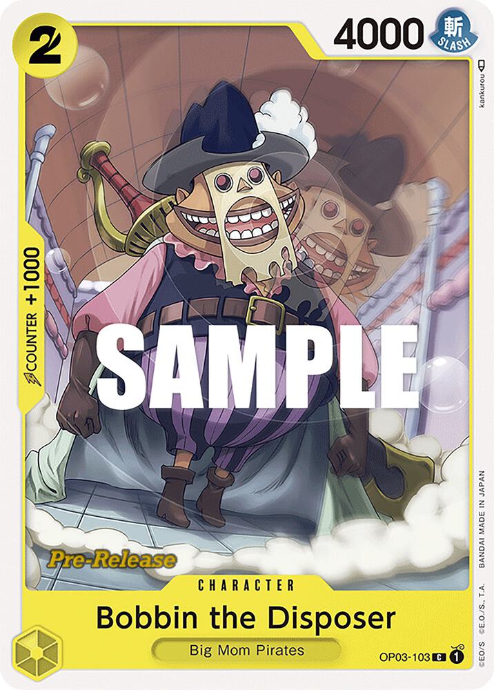 Bobbin the Disposer (OP03-103) [Pillars of Strength Pre-Release Cards] | Jack's On Queen