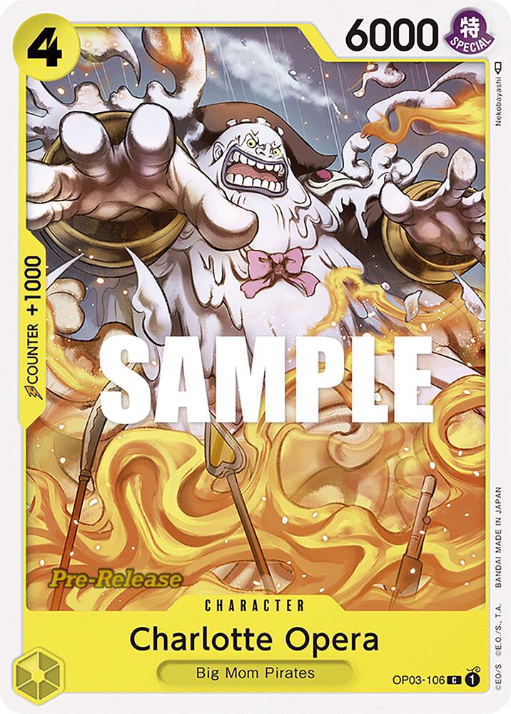 Charlotte Opera (OP03-106) [Pillars of Strength Pre-Release Cards] | Jack's On Queen