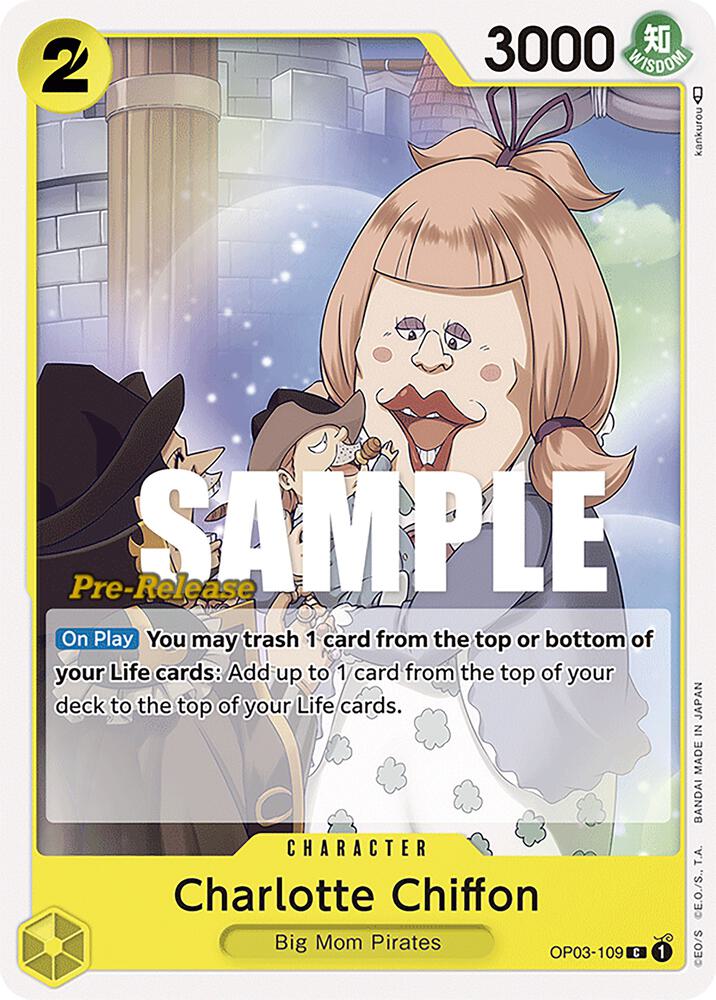 Charlotte Chiffon (OP03-109) [Pillars of Strength Pre-Release Cards] | Jack's On Queen
