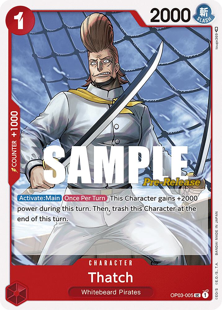 Thatch (OP03-005) [Pillars of Strength Pre-Release Cards] | Jack's On Queen
