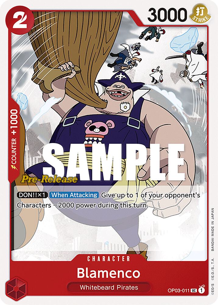 Blamenco (OP03-011) [Pillars of Strength Pre-Release Cards] | Jack's On Queen