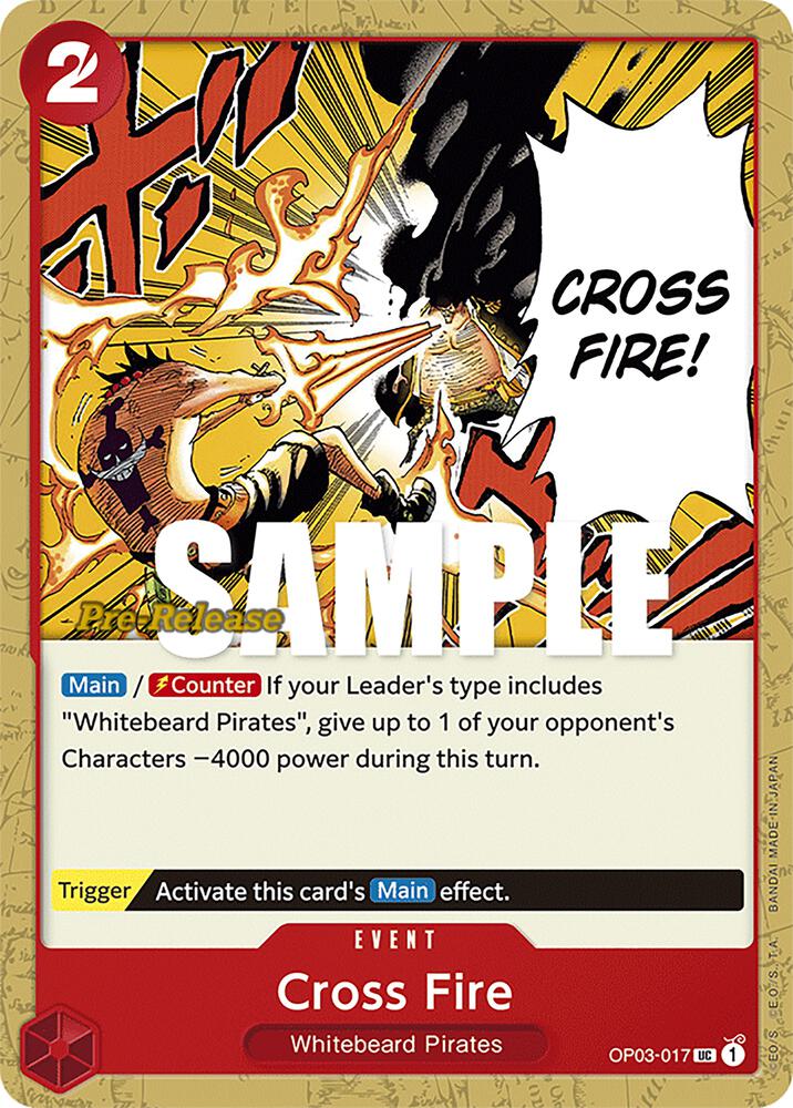 Cross Fire (OP03-017) [Pillars of Strength Pre-Release Cards] | Jack's On Queen
