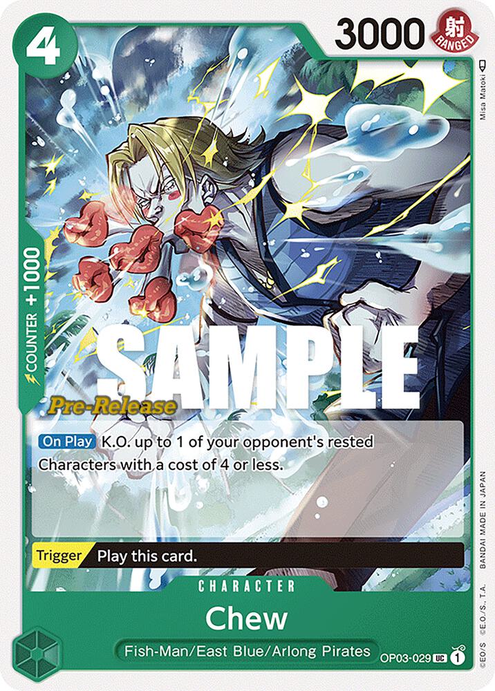Chew (OP03-029) [Pillars of Strength Pre-Release Cards] | Jack's On Queen