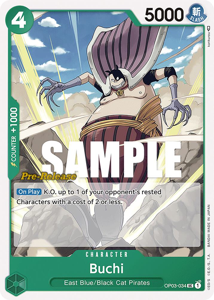 Buchi (OP03-034) [Pillars of Strength Pre-Release Cards] | Jack's On Queen