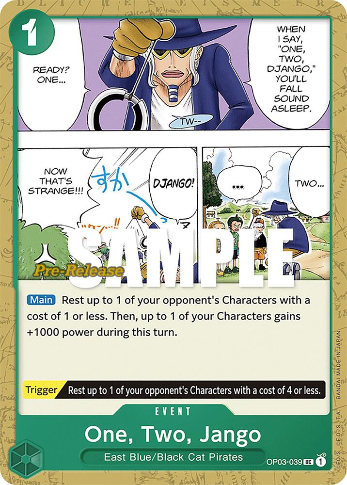 One, Two, Jango (OP03-039) [Pillars of Strength Pre-Release Cards] | Jack's On Queen