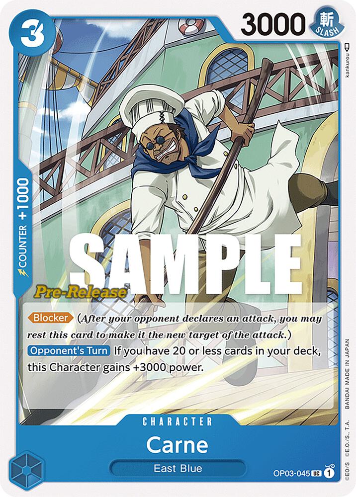Carne (OP03-045) [Pillars of Strength Pre-Release Cards] | Jack's On Queen