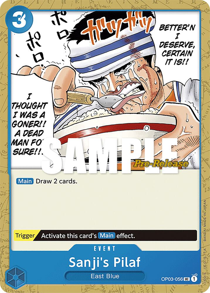 Sanji's Pilaf (OP03-056) [Pillars of Strength Pre-Release Cards] | Jack's On Queen