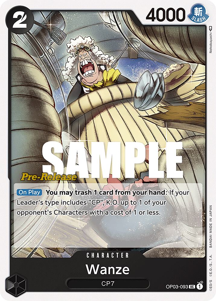 Wanze (OP03-093) [Pillars of Strength Pre-Release Cards] | Jack's On Queen