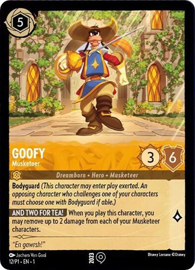 Goofy - Musketeer (12) [Disney Lorcana Promo Cards] | Jack's On Queen