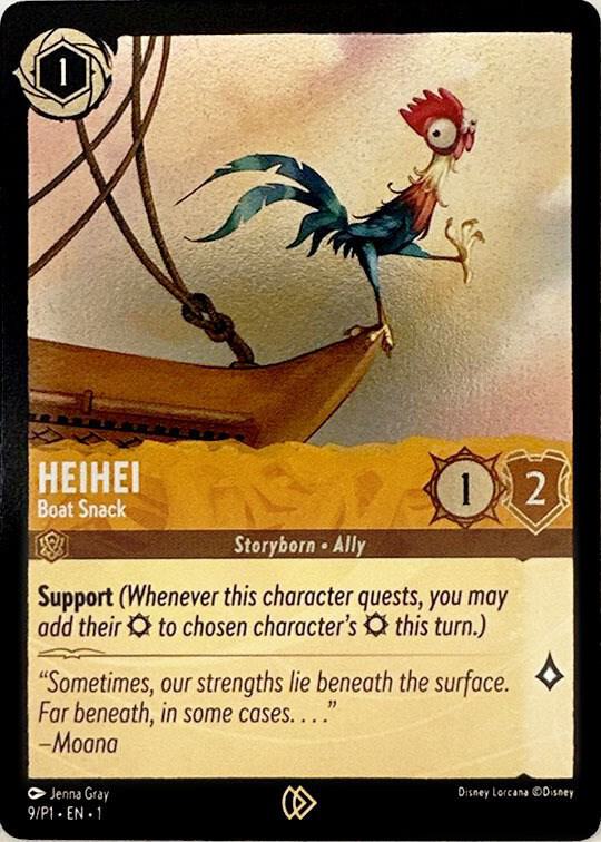 Heihei - Boat Snack (9) [Disney Lorcana Promo Cards] | Jack's On Queen