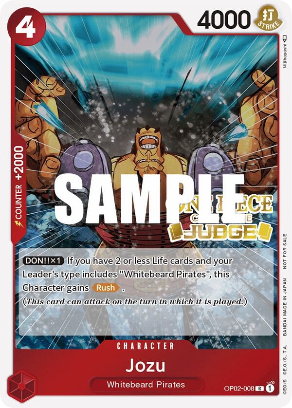Jozu (Judge) (OP02-008) [One Piece Promotion Cards] | Jack's On Queen