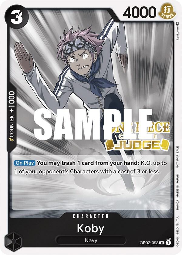 Koby (Judge) (OP02-098) [One Piece Promotion Cards] | Jack's On Queen