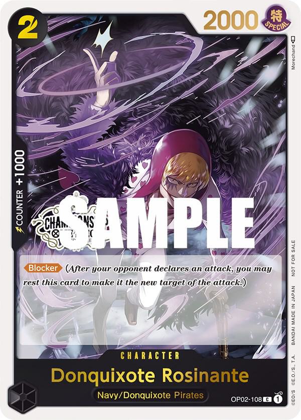 Donquixote Rosinante (Store Championship 2023 Participation Pack Vol.1) (OP02-108) [One Piece Promotion Cards] | Jack's On Queen