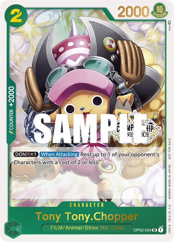 Tony Tony.Chopper (Store Championship 2023 Participation Pack Vol.1) (OP02-034) [One Piece Promotion Cards] | Jack's On Queen